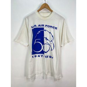1995 US Air Force Falcons 50th Anniversary 1947-1997 Tee Shirt Single Stitch
